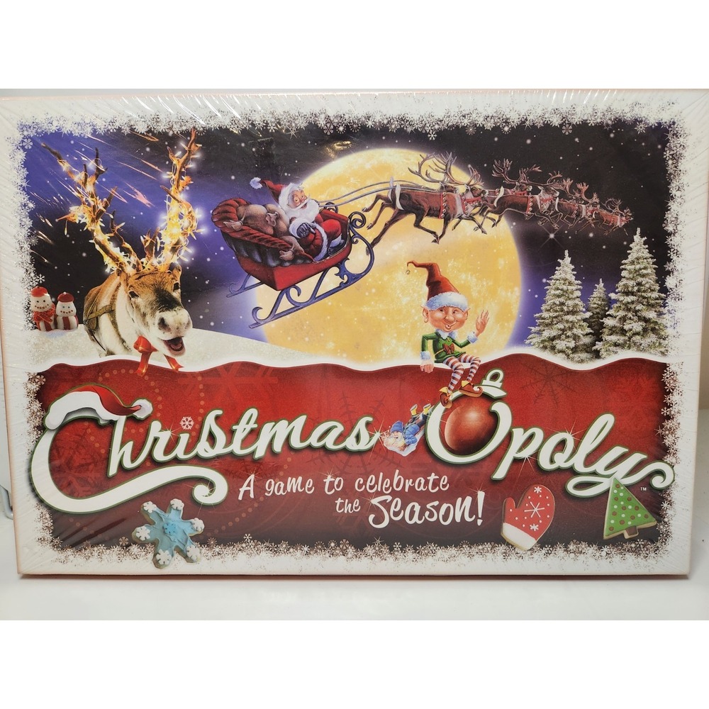 Christmas Opoly Classic Game w/ a Holiday Twist! Brand New Sealed! Great Gift‎